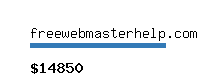 freewebmasterhelp.com Website value calculator