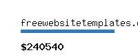freewebsitetemplates.com Website value calculator