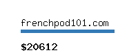 frenchpod101.com Website value calculator