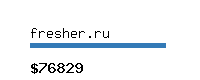 fresher.ru Website value calculator