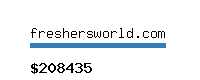 freshersworld.com Website value calculator