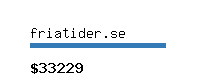 friatider.se Website value calculator