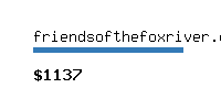 friendsofthefoxriver.org Website value calculator