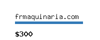 frmaquinaria.com Website value calculator