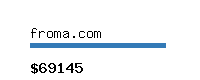froma.com Website value calculator