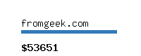 fromgeek.com Website value calculator