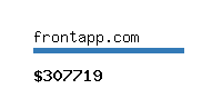 frontapp.com Website value calculator