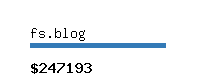 fs.blog Website value calculator