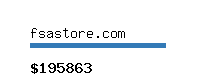 fsastore.com Website value calculator