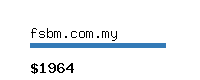 fsbm.com.my Website value calculator