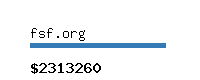 fsf.org Website value calculator