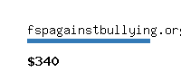 fspagainstbullying.org Website value calculator