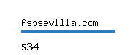 fspsevilla.com Website value calculator