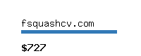 fsquashcv.com Website value calculator