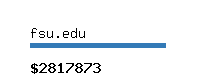 fsu.edu Website value calculator