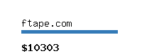 ftape.com Website value calculator