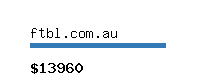 ftbl.com.au Website value calculator