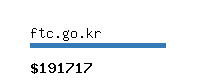 ftc.go.kr Website value calculator