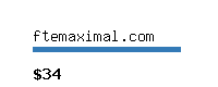 ftemaximal.com Website value calculator