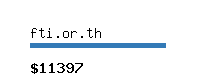 fti.or.th Website value calculator