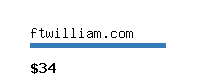 ftwilliam.com Website value calculator