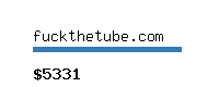 fuckthetube.com Website value calculator