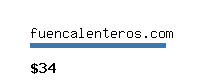 fuencalenteros.com Website value calculator