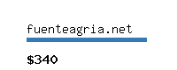 fuenteagria.net Website value calculator