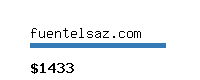 fuentelsaz.com Website value calculator