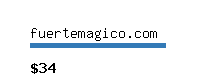fuertemagico.com Website value calculator