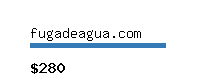 fugadeagua.com Website value calculator