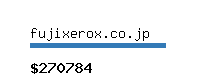 fujixerox.co.jp Website value calculator