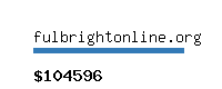 fulbrightonline.org Website value calculator