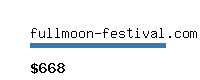 fullmoon-festival.com Website value calculator
