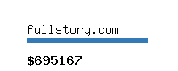 fullstory.com Website value calculator