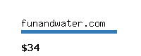 funandwater.com Website value calculator
