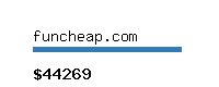 funcheap.com Website value calculator