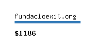 fundacioexit.org Website value calculator