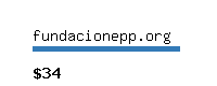 fundacionepp.org Website value calculator