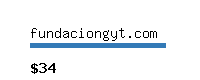 fundaciongyt.com Website value calculator