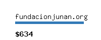 fundacionjunan.org Website value calculator