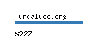 fundaluce.org Website value calculator