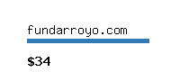 fundarroyo.com Website value calculator