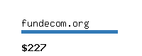 fundecom.org Website value calculator