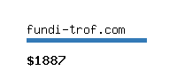 fundi-trof.com Website value calculator