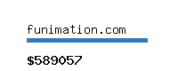 funimation.com Website value calculator