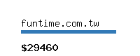 funtime.com.tw Website value calculator
