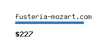 fusteria-mozart.com Website value calculator