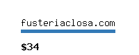 fusteriaclosa.com Website value calculator