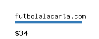 futbolalacarta.com Website value calculator